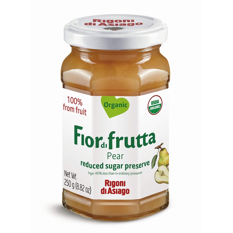 Rigoni Di Asiago Fiordifrutta Organic Fruit Spread Pear, 8.82 Ounce