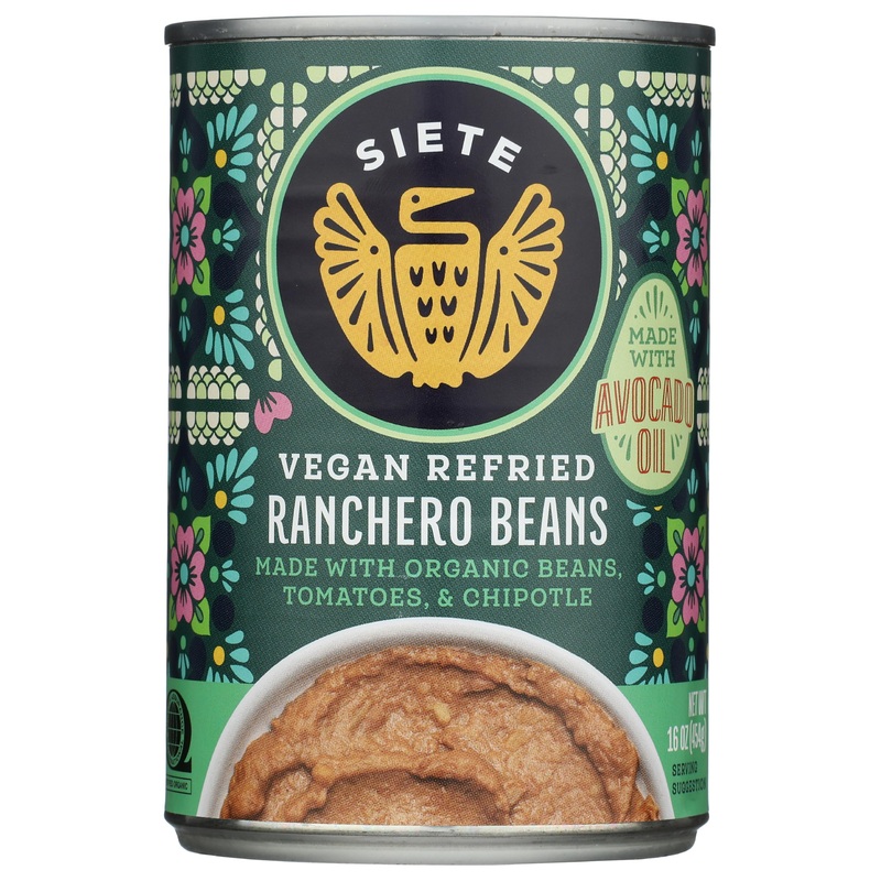 Siete Beans Refried Ranchero 16 Oz