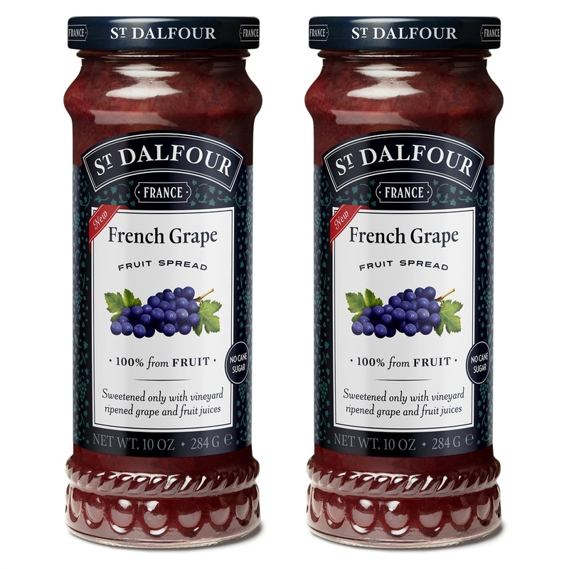 St. Dalfour French Grape Fruit Spread - 10Oz - 100% From Fruit, No Artificial Ingredients, Non-Gmo, No Cane Sugars, All Natural