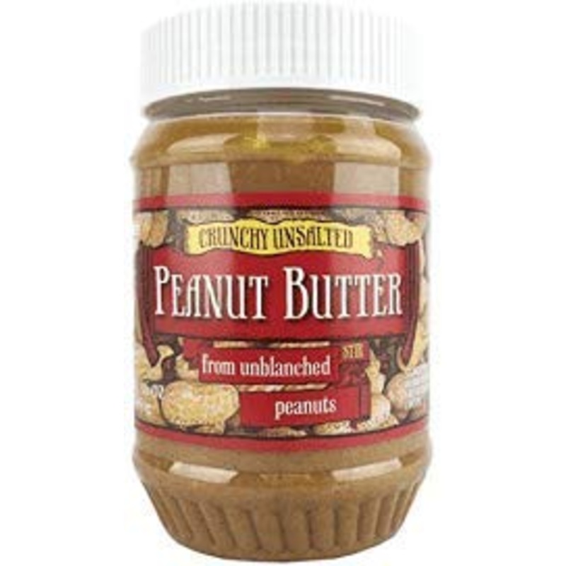 Trader Joe'S Crunchy Unsalted Peanut Butter 1 Lb (Pack Of 2)