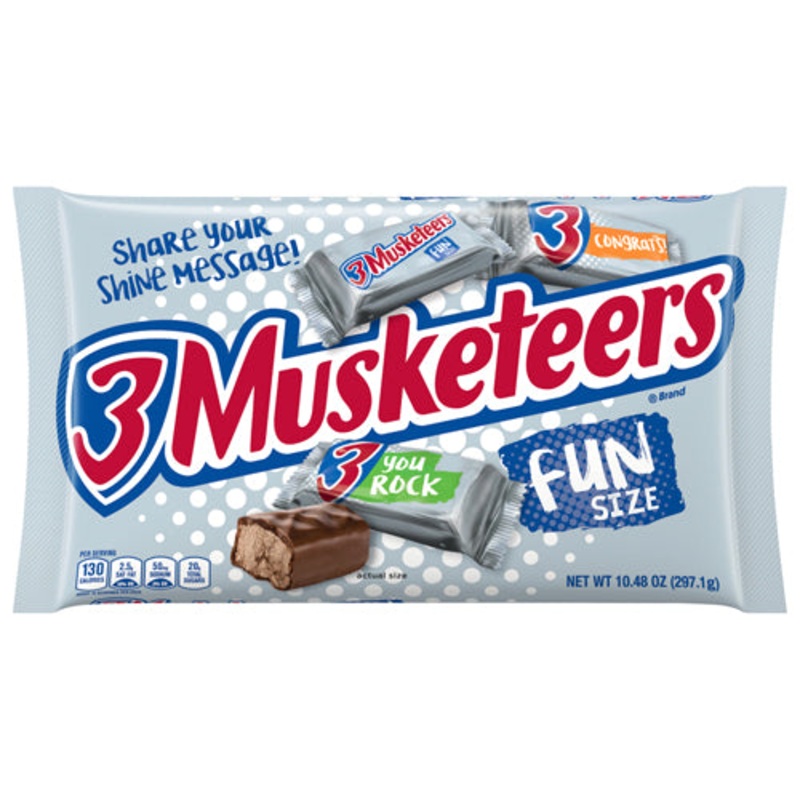 3 Musketeers Fun Size Candy Bars - 10.48-oz. Bag