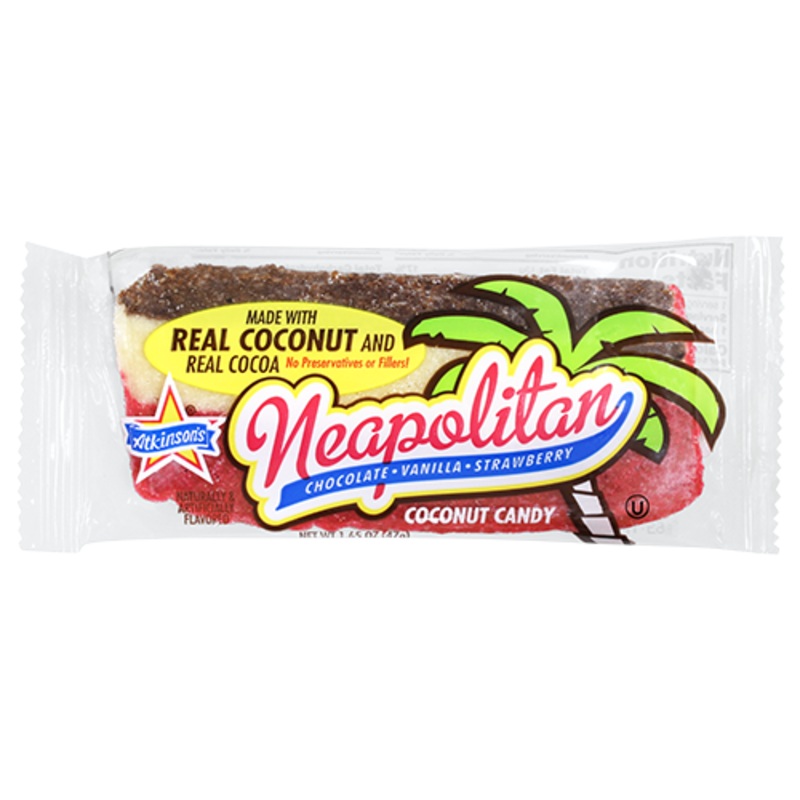 Atkinson's Neapolitan Coconut Bar 1.65 oz.