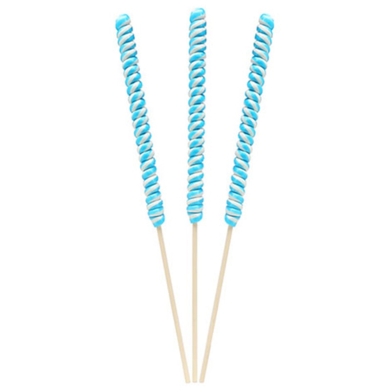 Blue Tremendously Tall Tesla Twist Pops - Blueberry 12pc Box