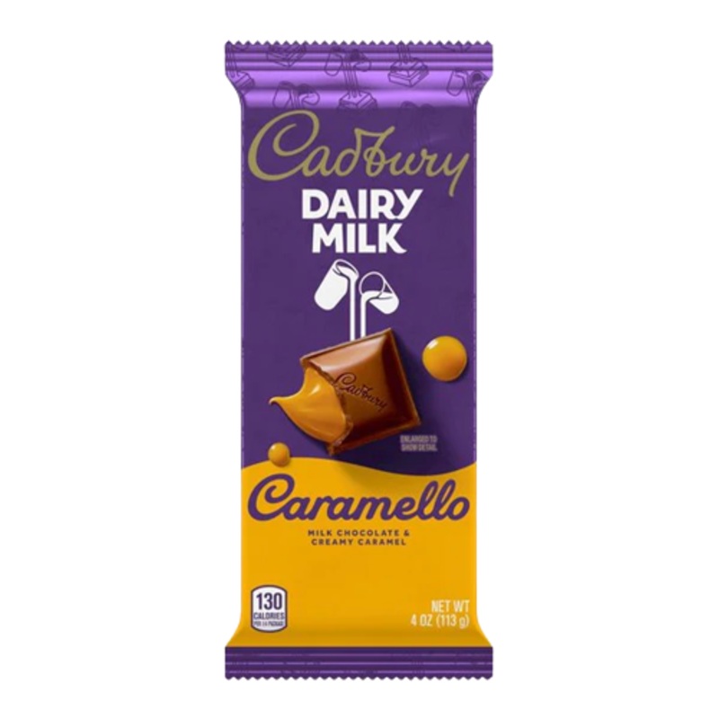 Cadbury Dairy Milk Caramello Candy Bar 4 oz.