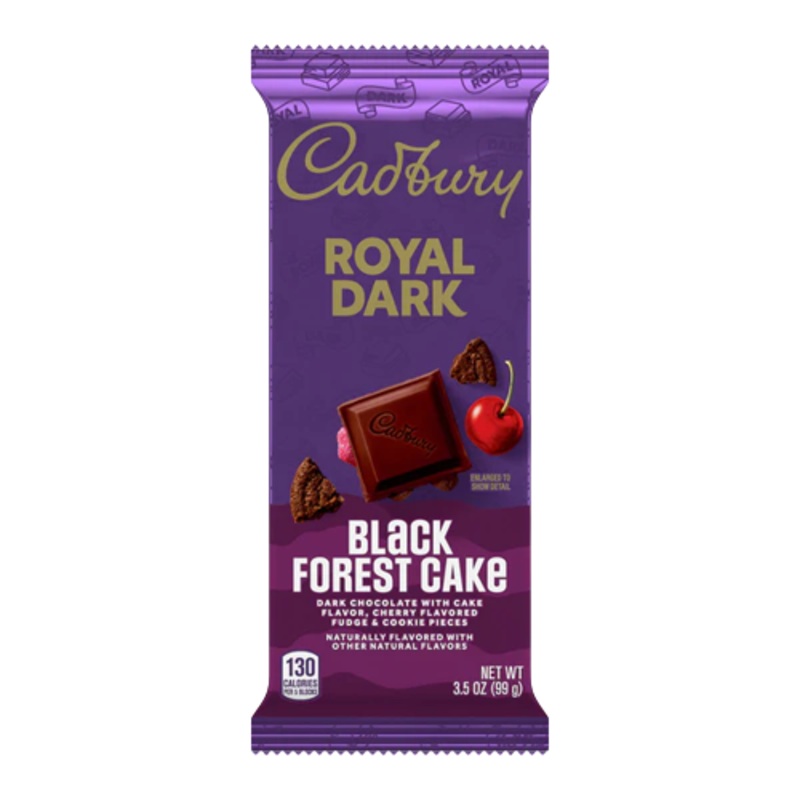 Cadbury Royal Dark Black Forest Cake X-Large 3.5 oz. Bar