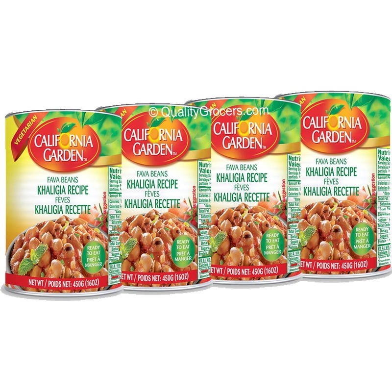 California Garden Fava Beans Khaligia Recipe 450G (4 Cans)