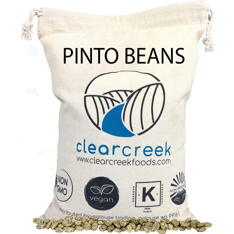 Certified Glyphosate Residue Free Pinto Beans | 4 Lbs | Non-Gmo | Kosher