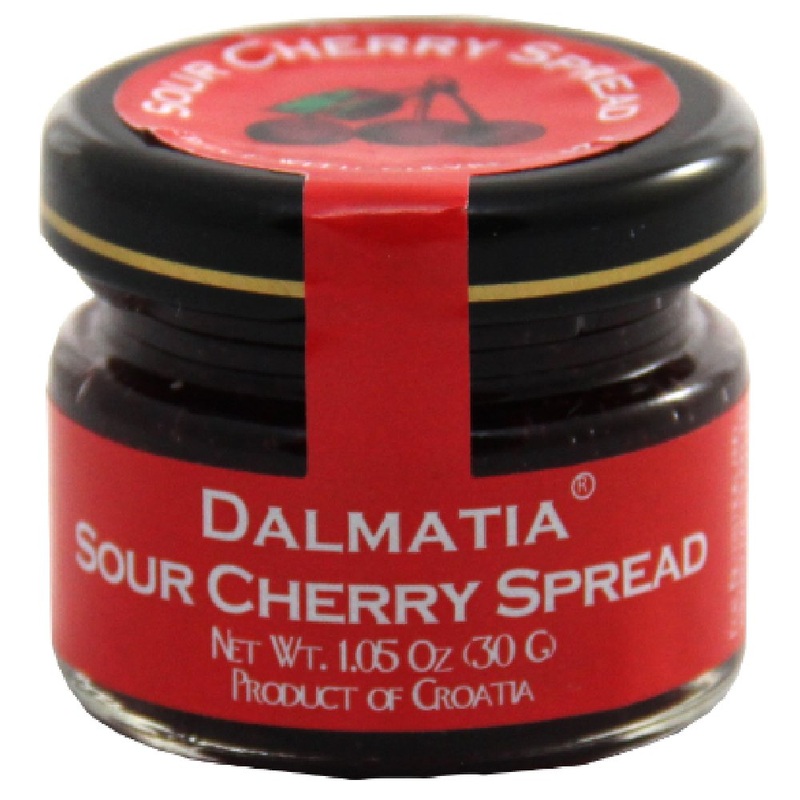 Dalmatia Sour Cherry Spread In Mini Jar, 1.05 Ounces (Pack Of 30)