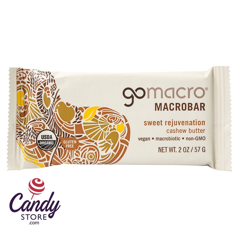 Go Macro Cashew Butter 2.3oz Bar - 12ct