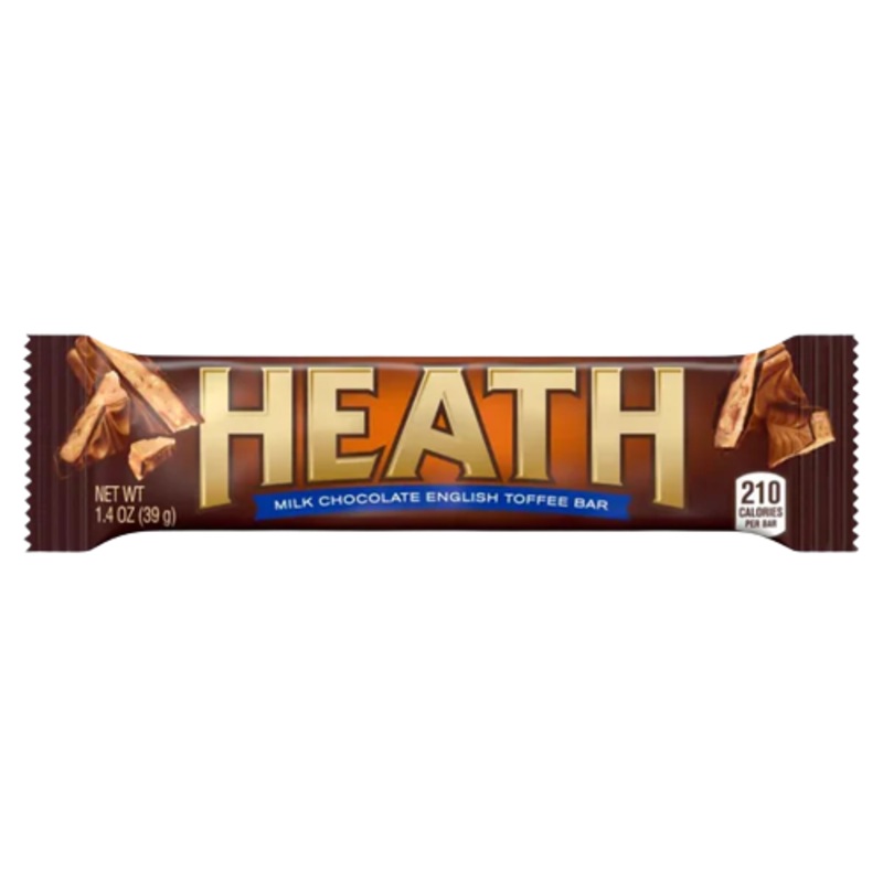 Heath Milk Chocolate English Toffee Candy Bar 1.4 oz.