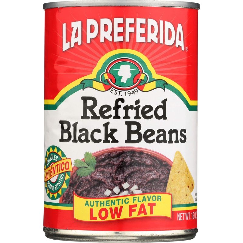 La Preferida La Preferida Refried Black Beans Authentic Flavor 16 Oz,, 16 Oz (2)