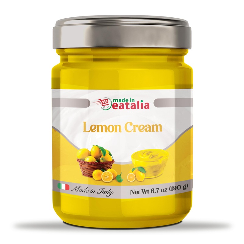 Made In Eatalia Lemon Cream - Zesty & Smooth Italian Spread (190G)