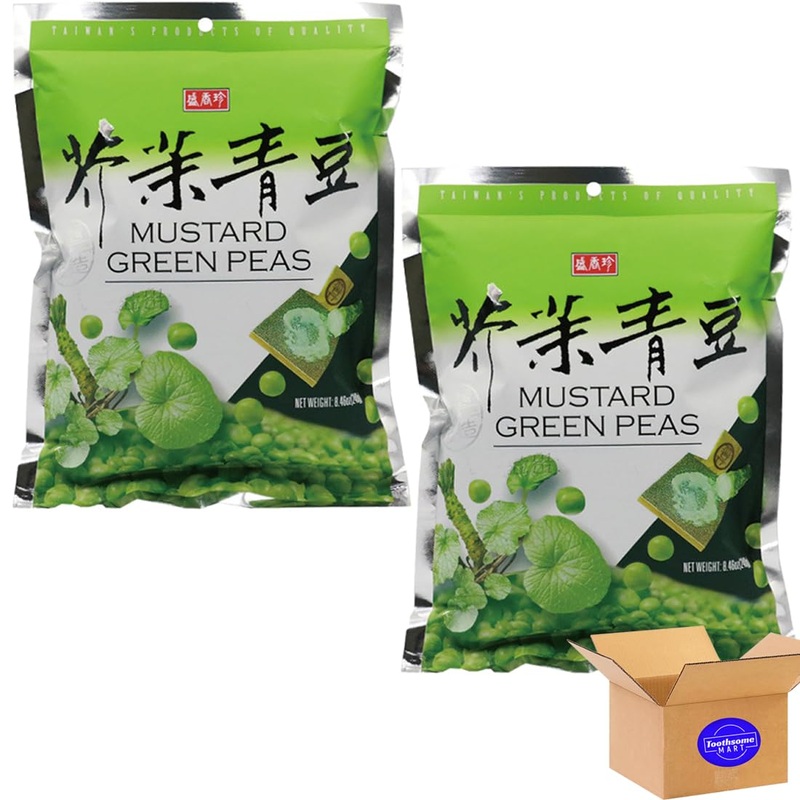 Mustard Flavor Green Peas 240G/8.46Oz Pack Of 2