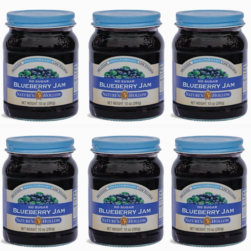 Nature'S Hollow Blueberry Jam: Sugar Free Jam And Preserves, Low Cal, Non Gmo, Keto Jam, Vegan, Gluten Free, And Diabetic Friend