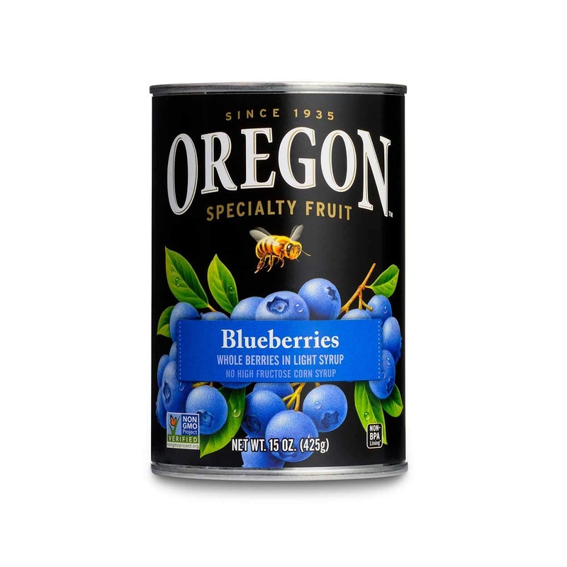 Oregon Fruit Blueberries In Syrup, 15 Ounce - 8 Per Case