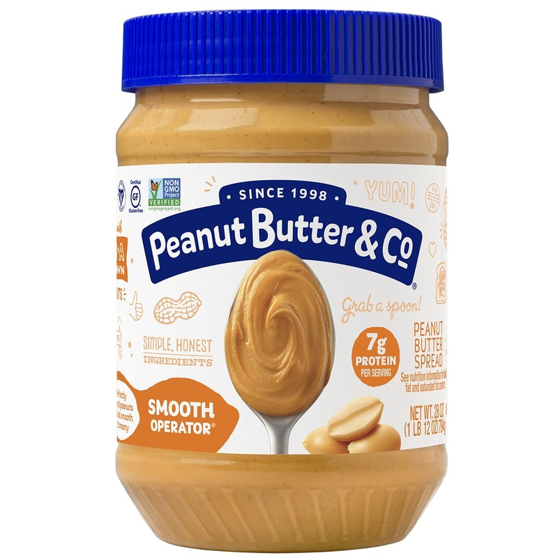 Peanut Butter & Co. Smooth Operator Peanut Butter, Non-Gmo, Gluten Free, Vegan, 28 Ounce