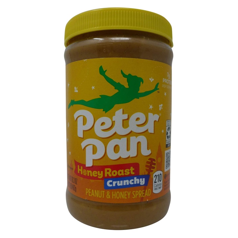 Peter Pan Honey Roast Crunchy Peanut Butter, 16.3 Oz, 6 Pk