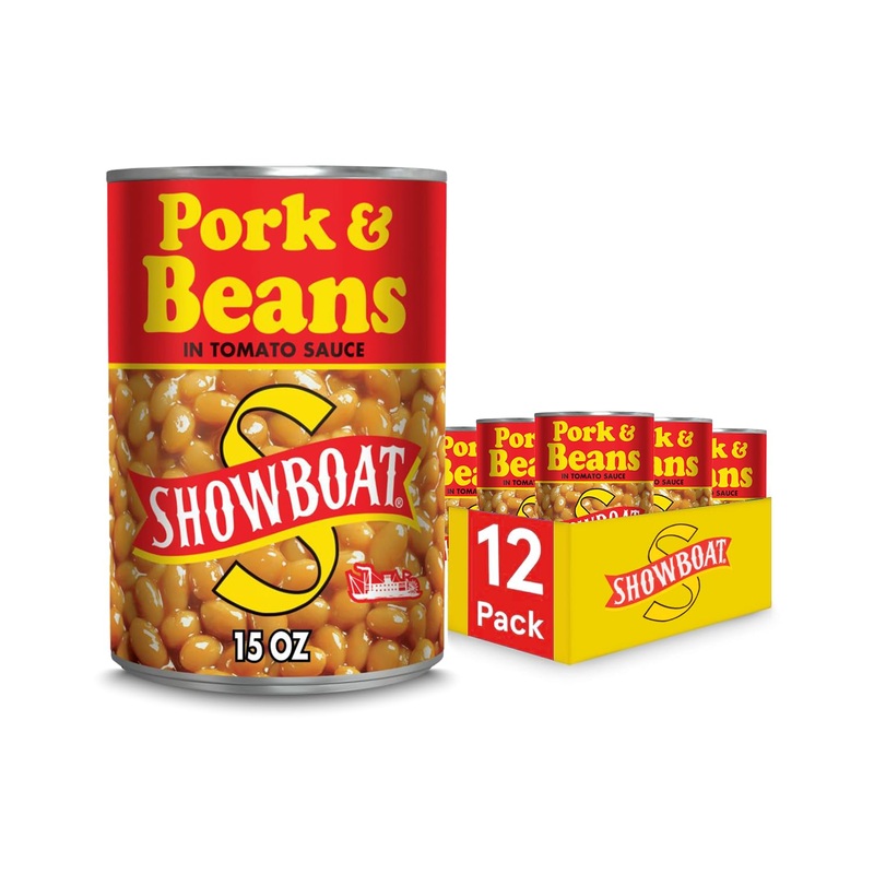 Showboat Pork & Beans, 15 Oz (Pack Of 12)