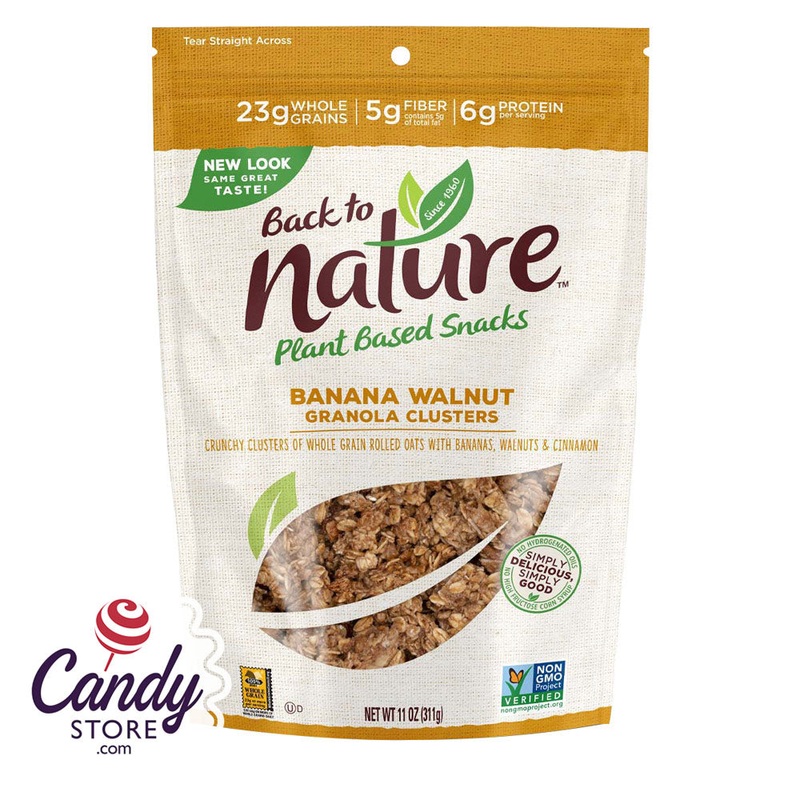 Back To Nature Banana Walnut Granola Clusters 11oz Pouch - 6ct