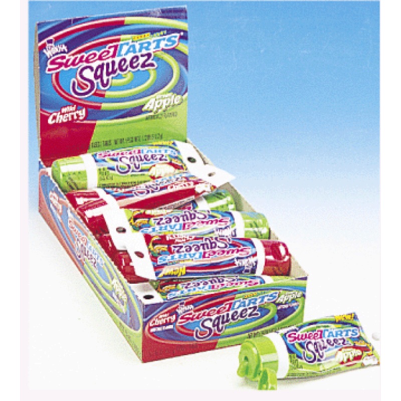 SweeTarts Squeez Candy Tubes - 12ct