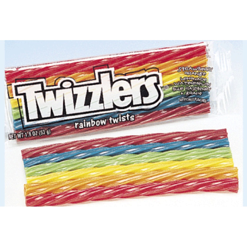 Twizzlers Rainbow Licorice Twists - 18ct