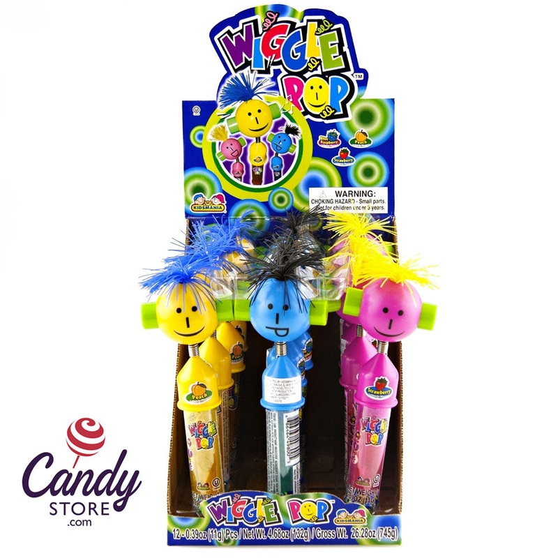 Wiggle Pops Silly Lollipops - 12ct