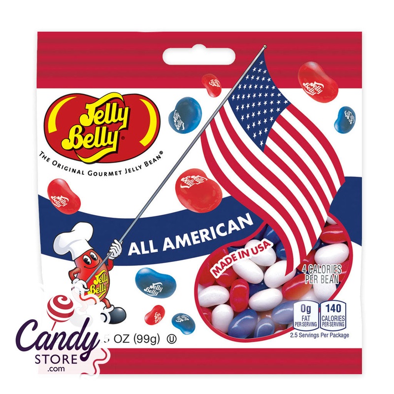All American Jelly Belly Jelly Beans 3.5oz Bags - 12ct