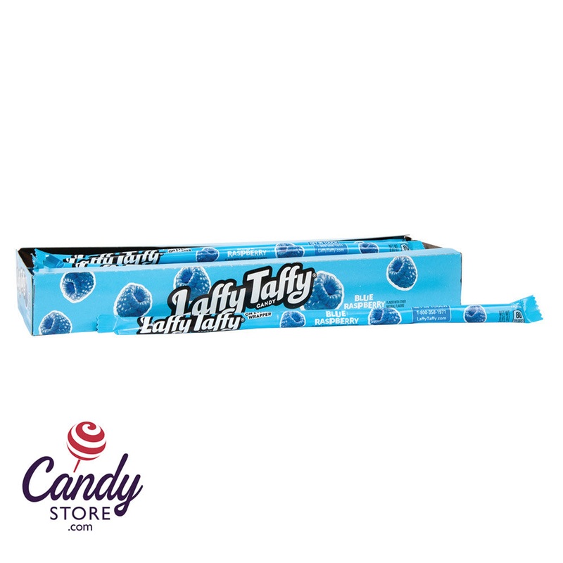 Blue Raspberry Laffy Taffy Ropes - 24ct
