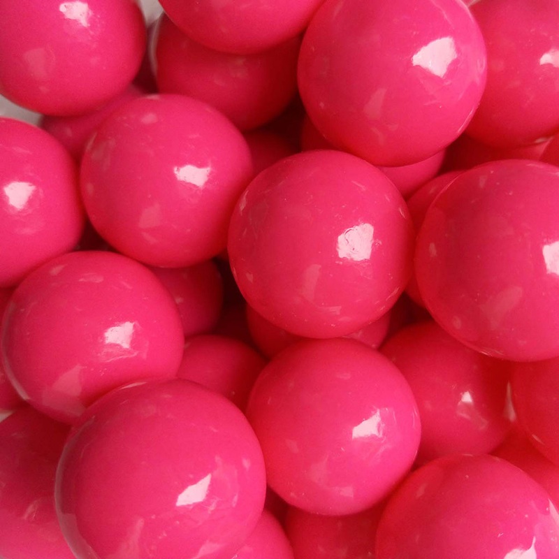 Bright Pink Color Splash Gumballs - 2lb