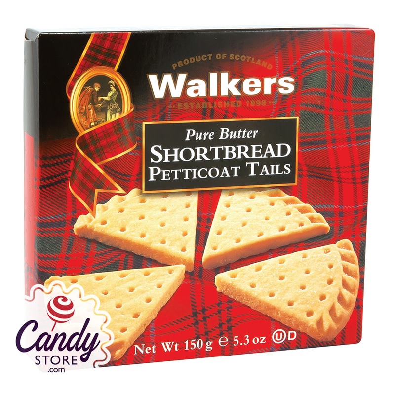 Walkers Shortbread Petticoat Tails Cookies 5.3oz Box - 6ct