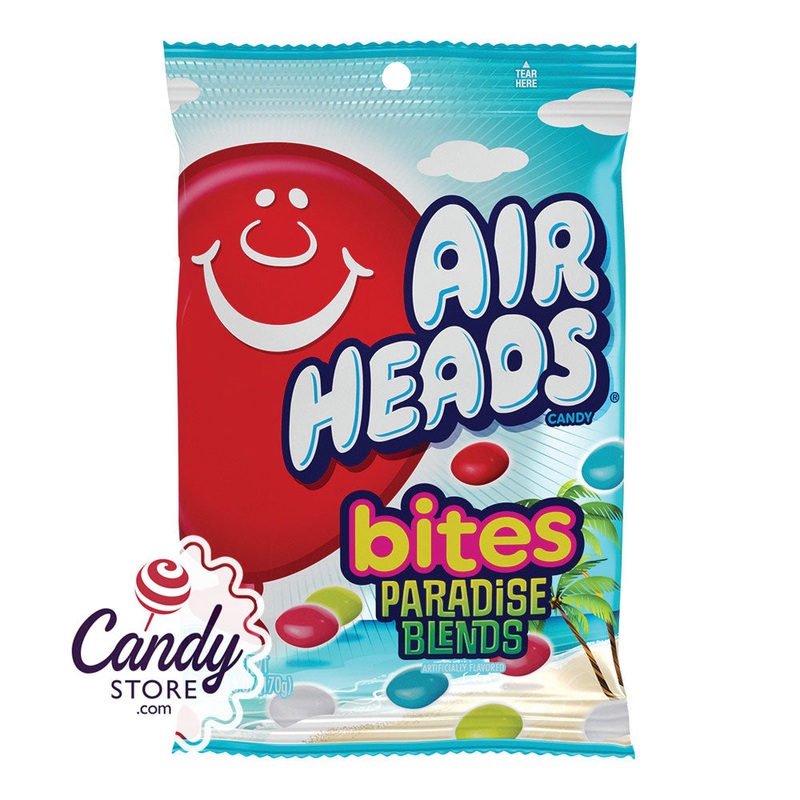 Airheads Bites Paradise Blend 6oz Peg Bags - 12ct