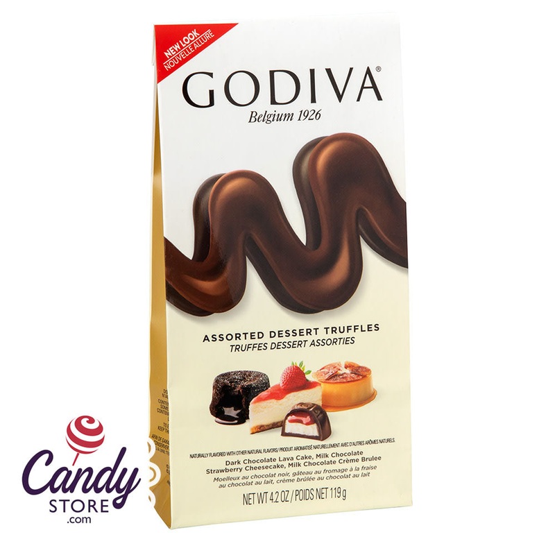 Assorted Godiva Dessert Truffles 2oz Bag - 6ct