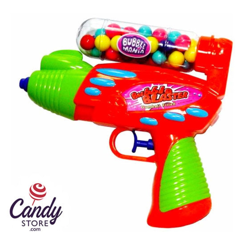 Bubble Blaster Bubblegum Filled Squirt Gun - 6ct