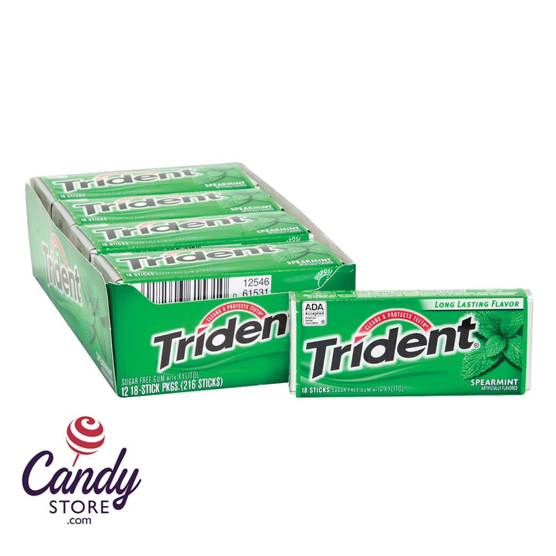 Trident Spearmint Gum - 12ct