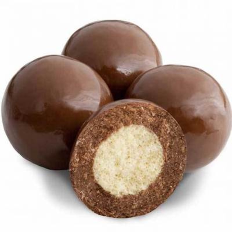 Tripled Dipped Milk Chocolate Maltballs - 10lb
