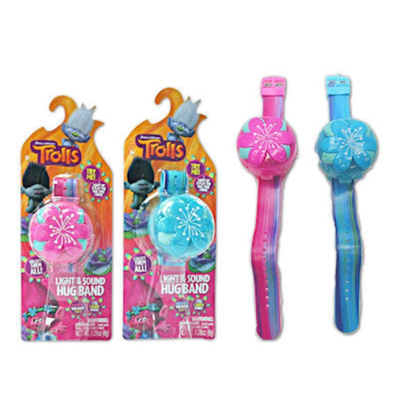 Trolls Light and Sound Candy Hug Band - 12ct