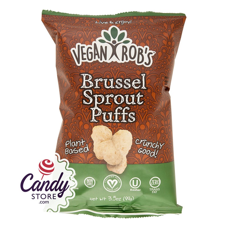 Vegan Rob's Brussel Sprout Puffs 3.5oz Bags - 12ct