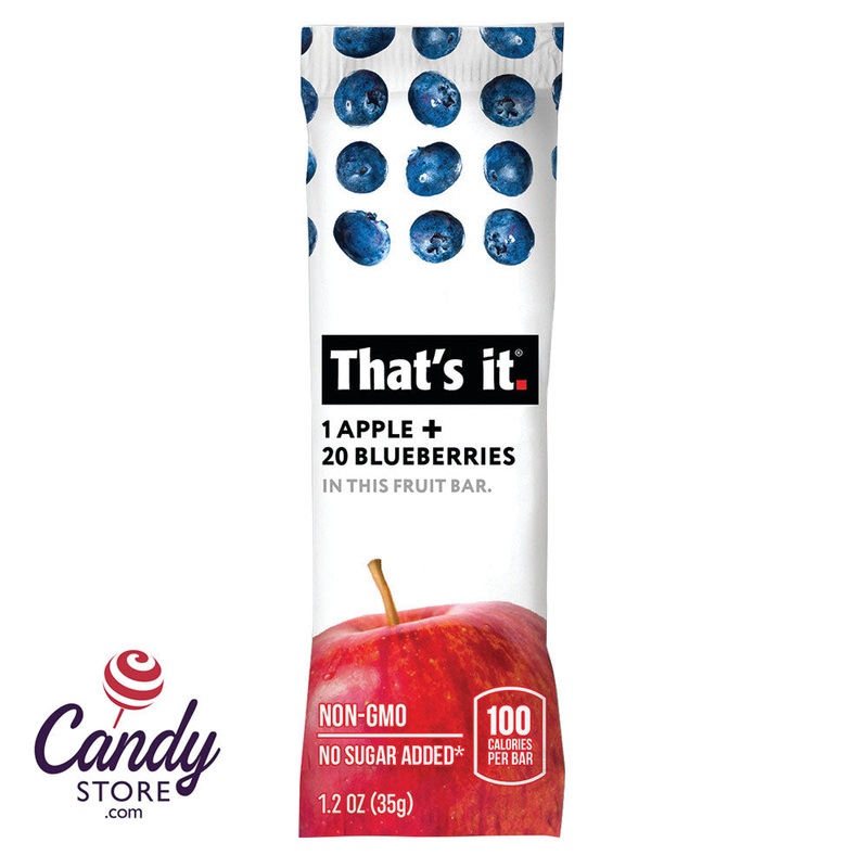 That's It Apple Blueberry Fruit Bar 1.2oz - 12ct
