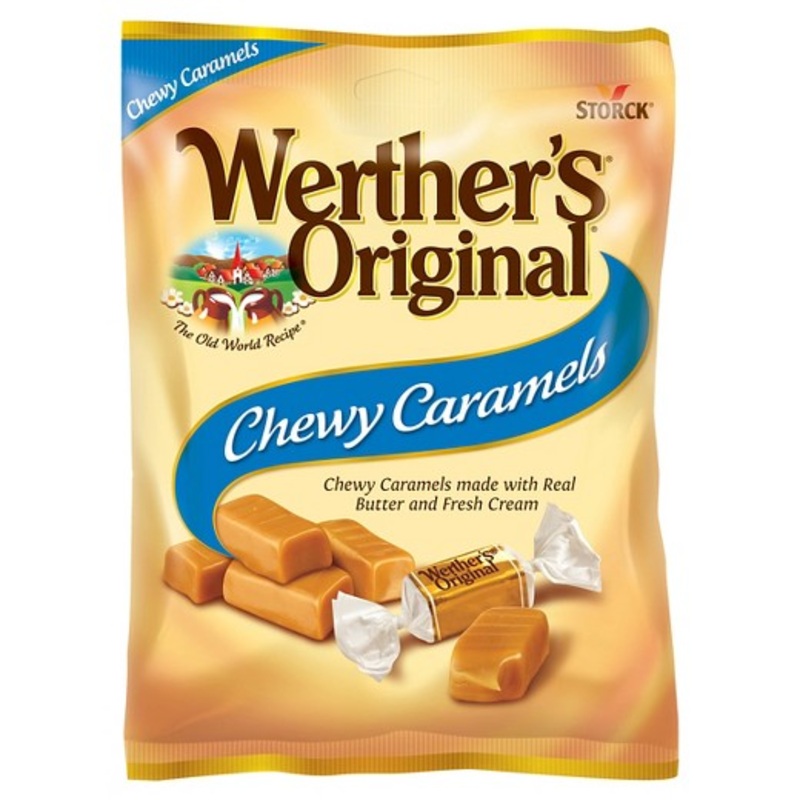 Werthers Original Chewy Caramels - 12ct Peg Bags