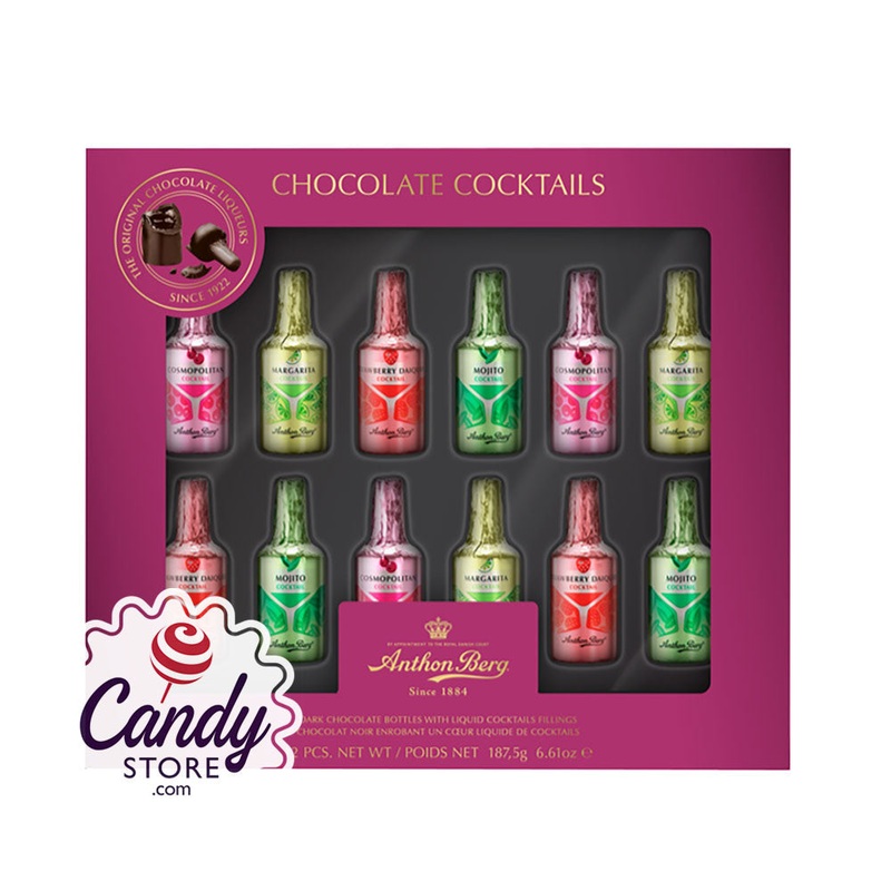 Anthon Berg Chocolate Cocktail Liquers 12-Piece
