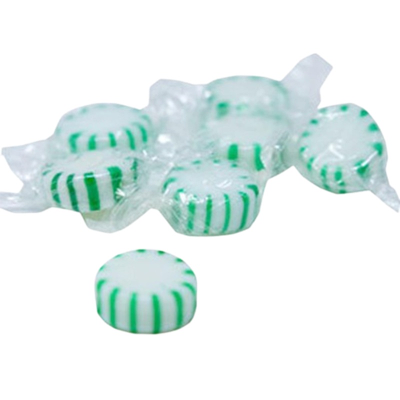 Arcor Sugar Free Spearmint Starlight Mints 2 lb. Bulk Bag