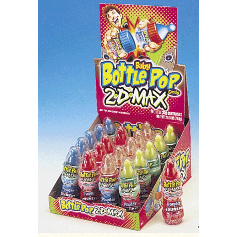 Baby Bottle Pops Candy 2-D-Max - 20ct