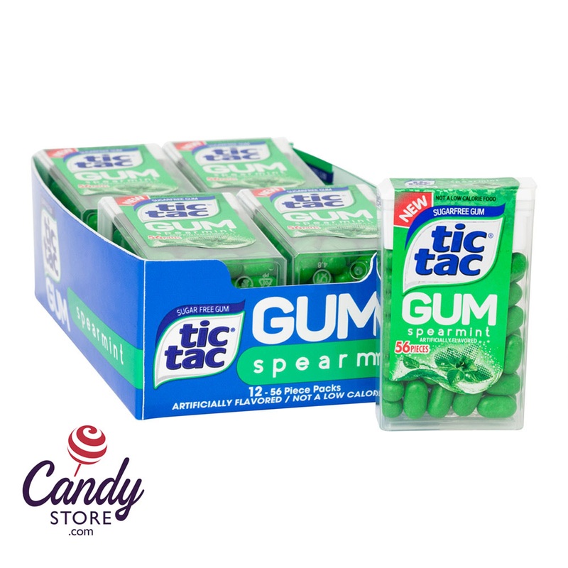 Tic Tac Gum Spearmint 0.95oz - 12ct
