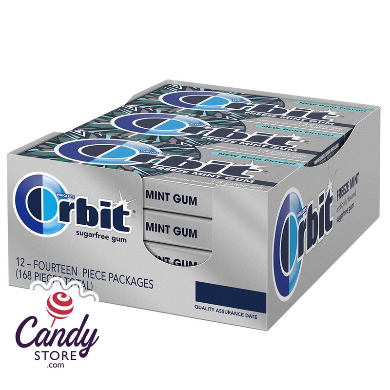 Wrigley Orbit Freeze Mint Sugar Free Gum - 12ct