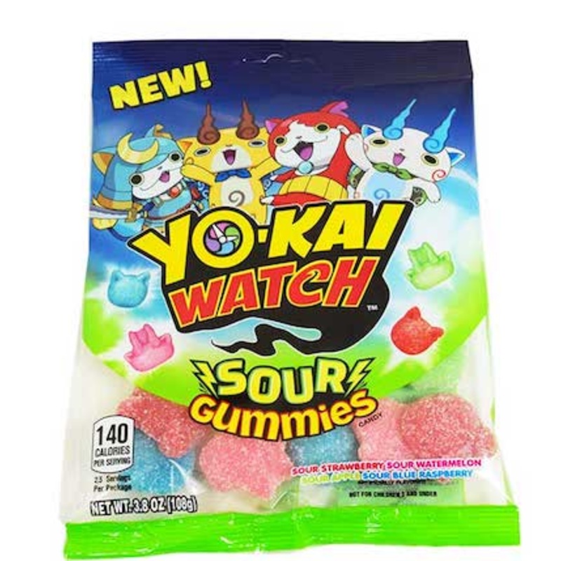 Yo-Kai Watch Sour Gummie Bags - 12ct