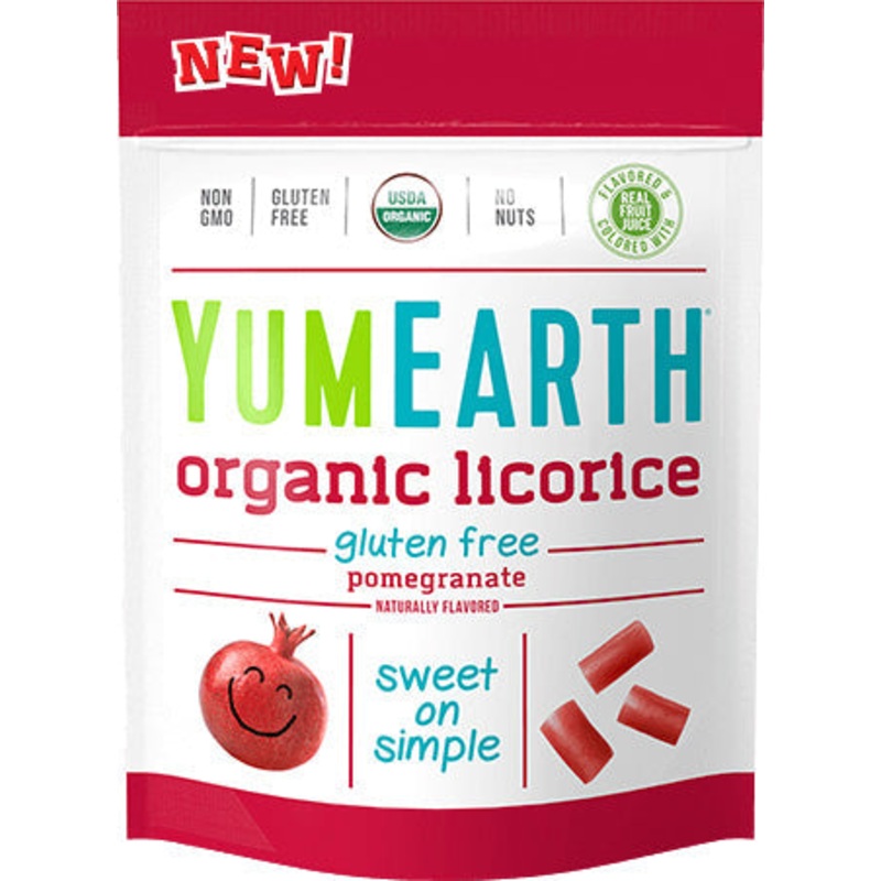 Yum Earth Organic Pomegranate Licorice - 12ct