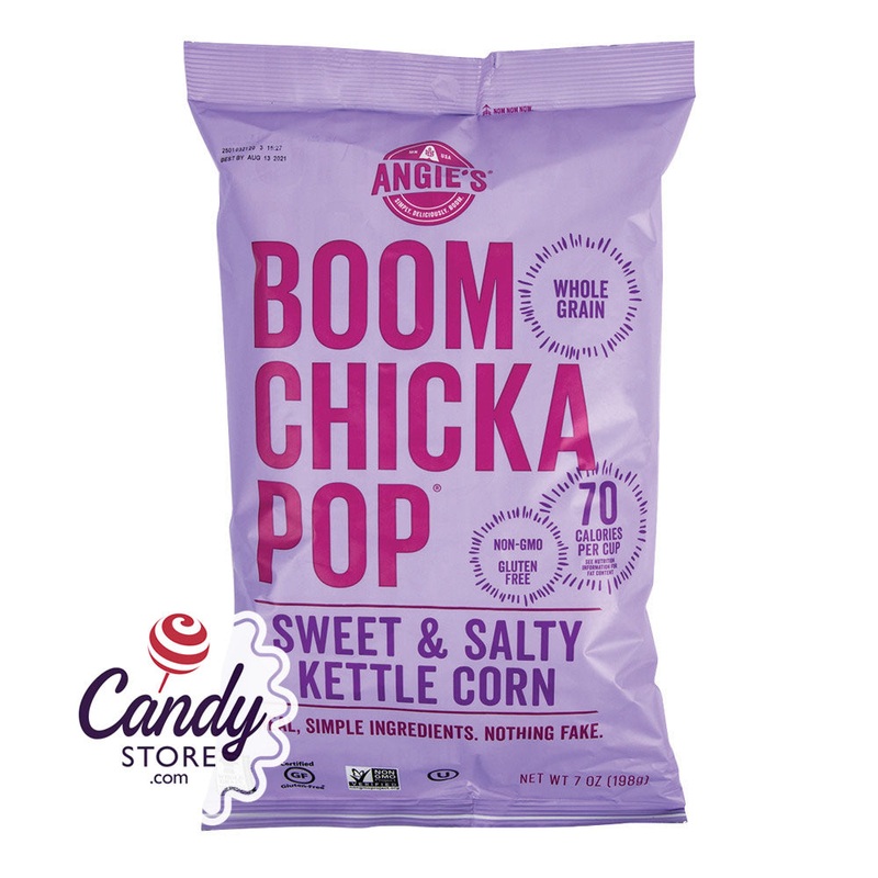Angie's Boomchickapop Sweet & Salty Kettle Corn 7oz Bags - 12ct