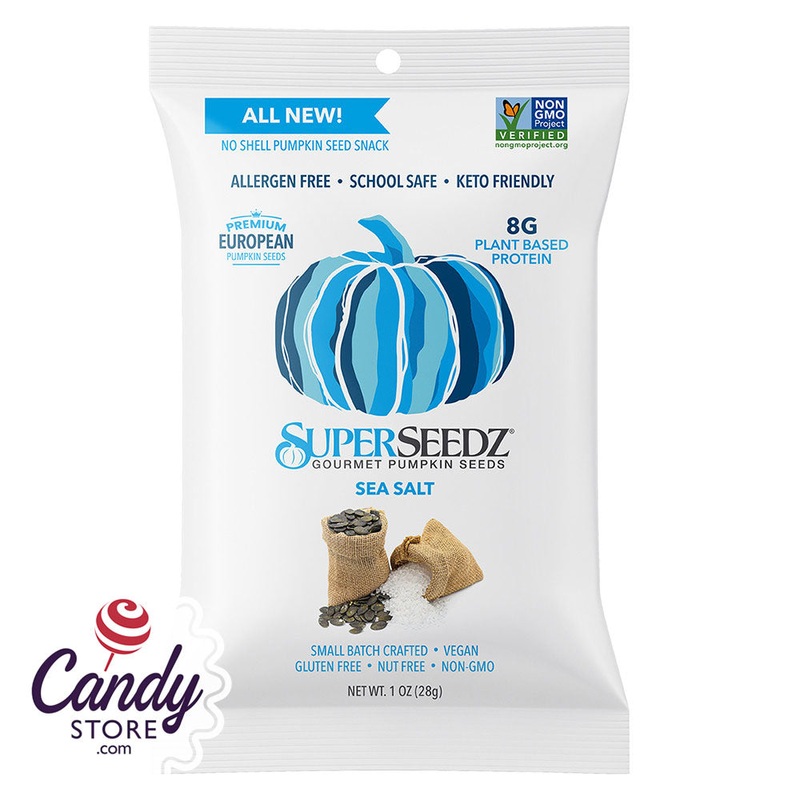 Superseedz Sea Salt Pumpkin Seeds 1oz Bag - 12ct