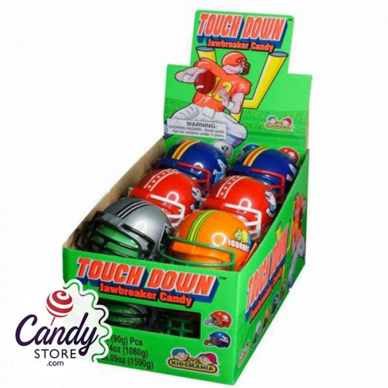 Touch Down Jawbreaker Football Helmet - 12ct