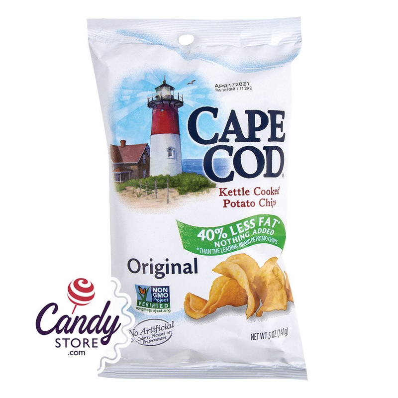 Cape Cod Reduced Fat Chips 5oz Bags - 8ct